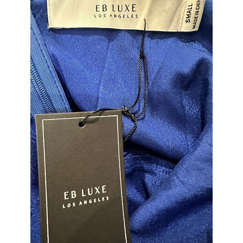 EB Luxe – Bold in Blue Jumpsuit – Royal Blue – Size Small - Picture 2 of 4